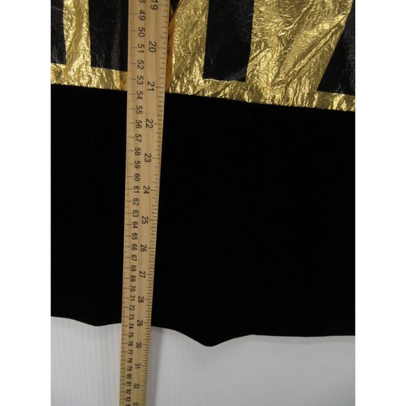 Adidas Top XS Velvet Gold Panel Team Color Block Pullover Shirt - Picture 4 of 10